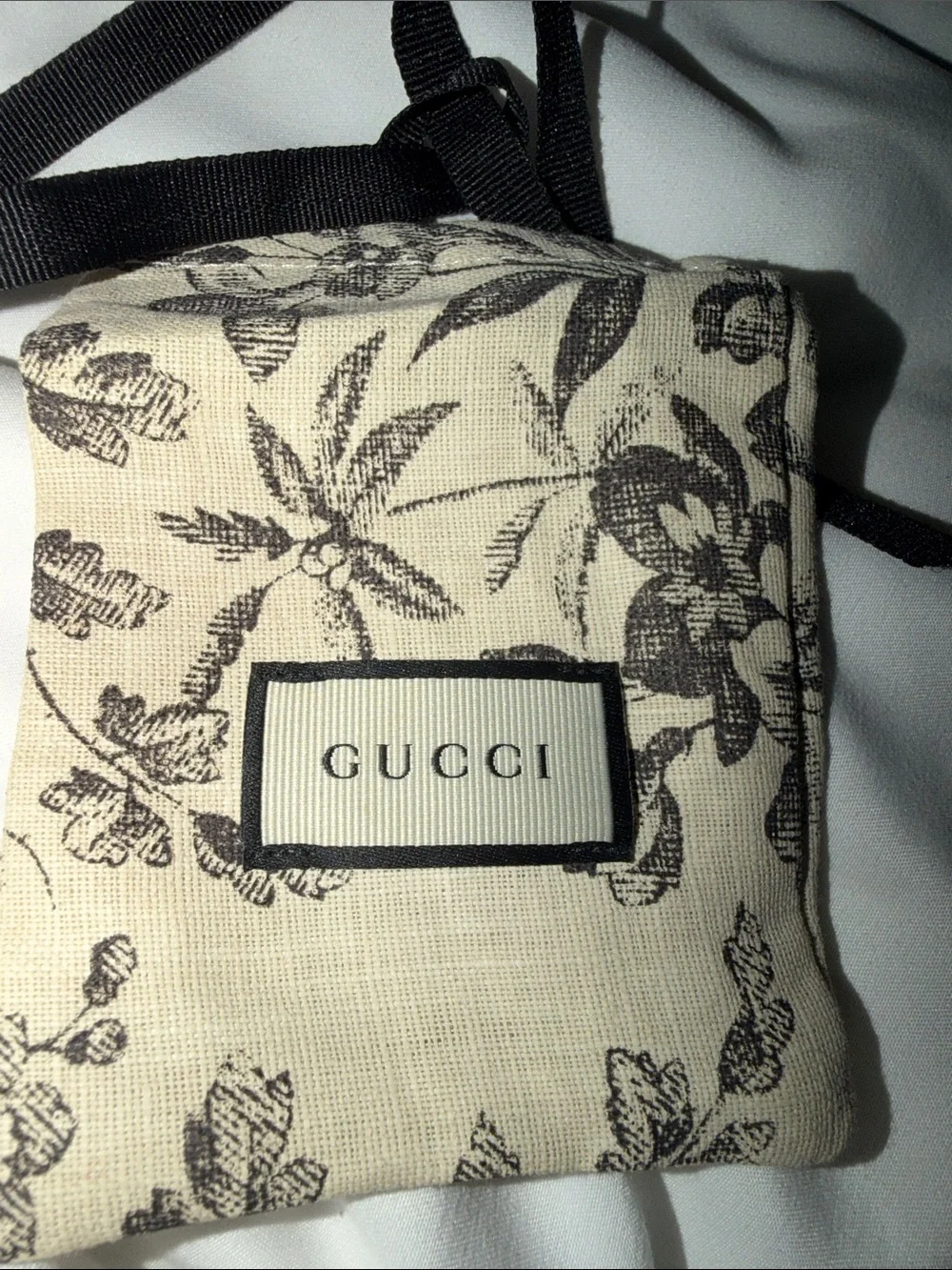 Gucci Silver-Tone Dog Tag Pendant Necklace
